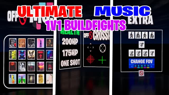 ULTIMATE MUSIC 1V1 🎤📝 (BUILDFIGHTS)