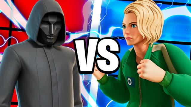 SQUID GAME RED VS BLUE RVB🔴🔵