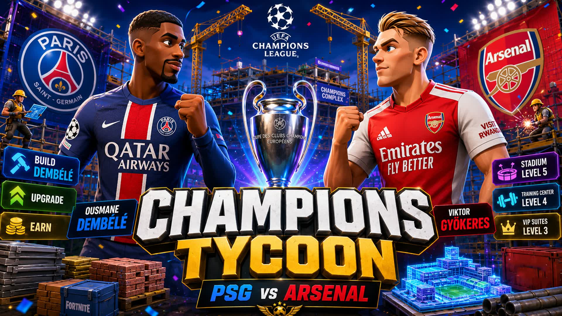 PSG vs ARSENAL TYCOON FINAL CHAMPIONS