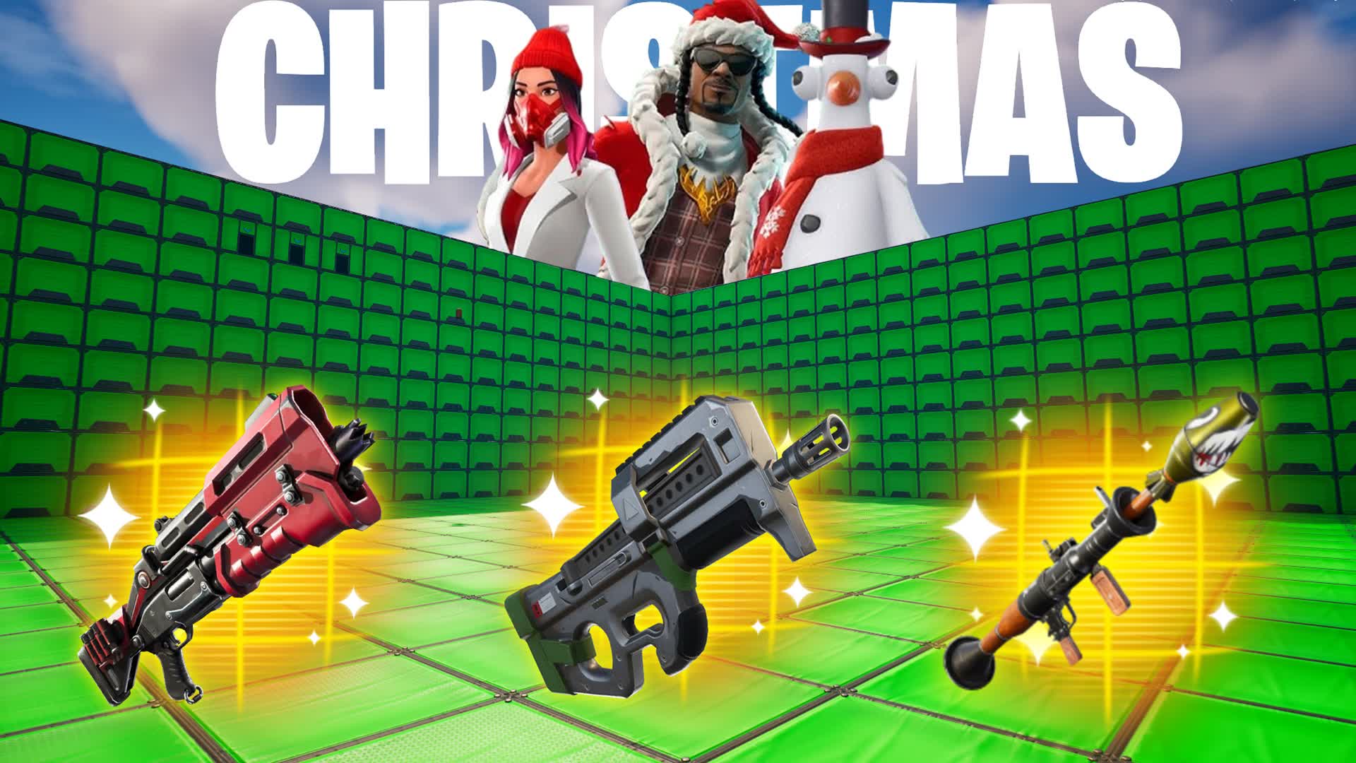 ⭐ 1V1 WITH EVERY GUN CHRISTMAS ⭐