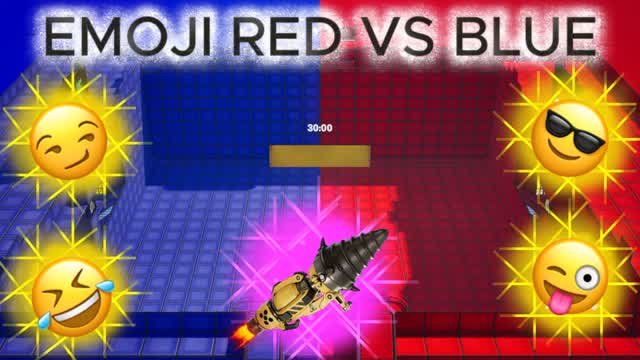 🔴🔵  RED VS BLUE EMOJI WARS 😁🤪😈