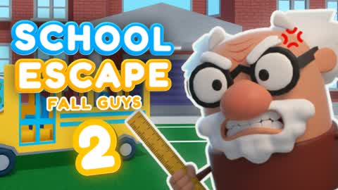 ESCAPE SCHOOL 2 FALL GUYS 🎒
