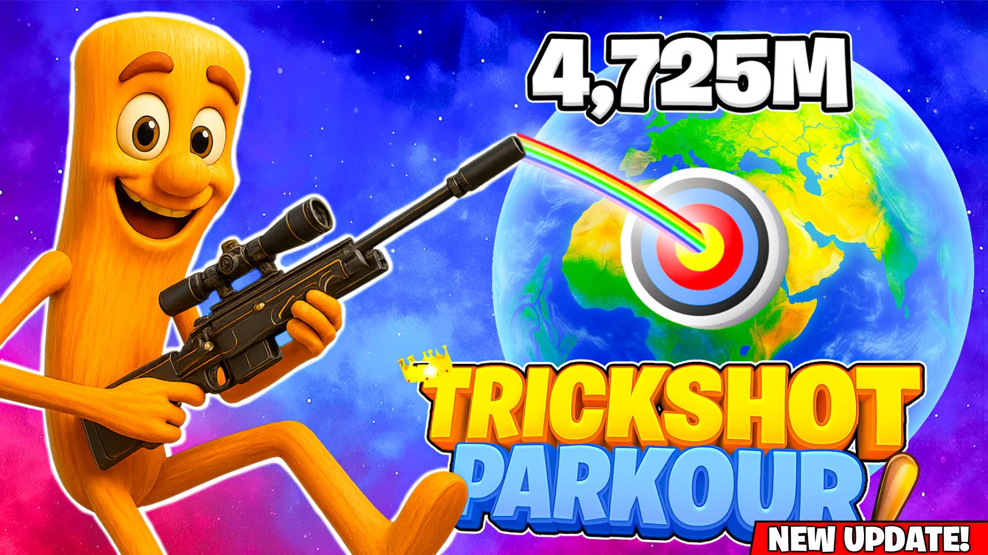 TRICK SHOT MEGA PARKOUR EASY 🎯