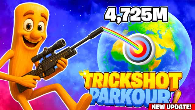 TRICK SHOT MEGA PARKOUR EASY 🎯