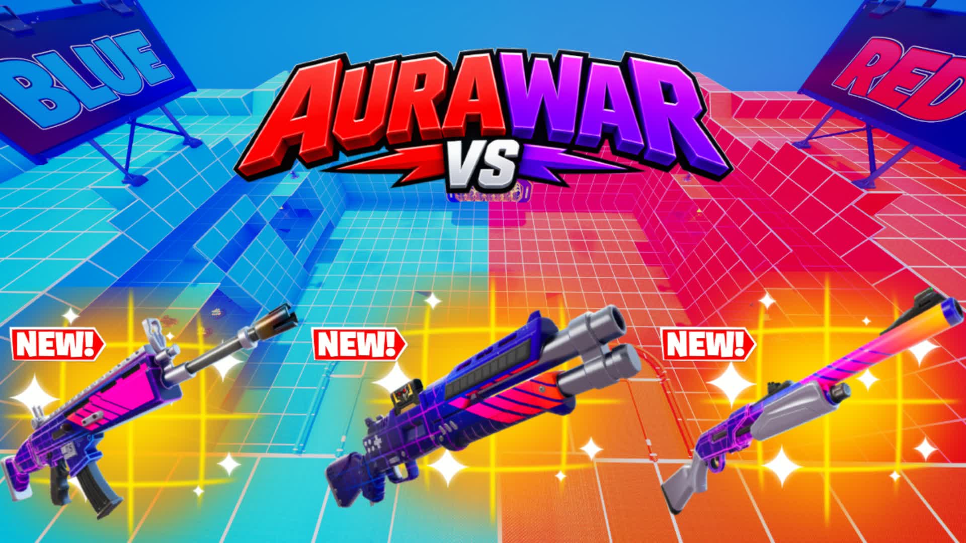 ULTRA RED🔴VS BLUE🔵EPIC NEW WEAPONS