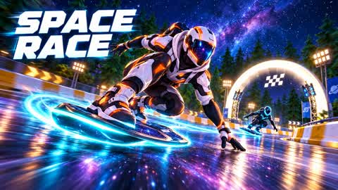 🌌 SPACE HOVERBOARD RACING