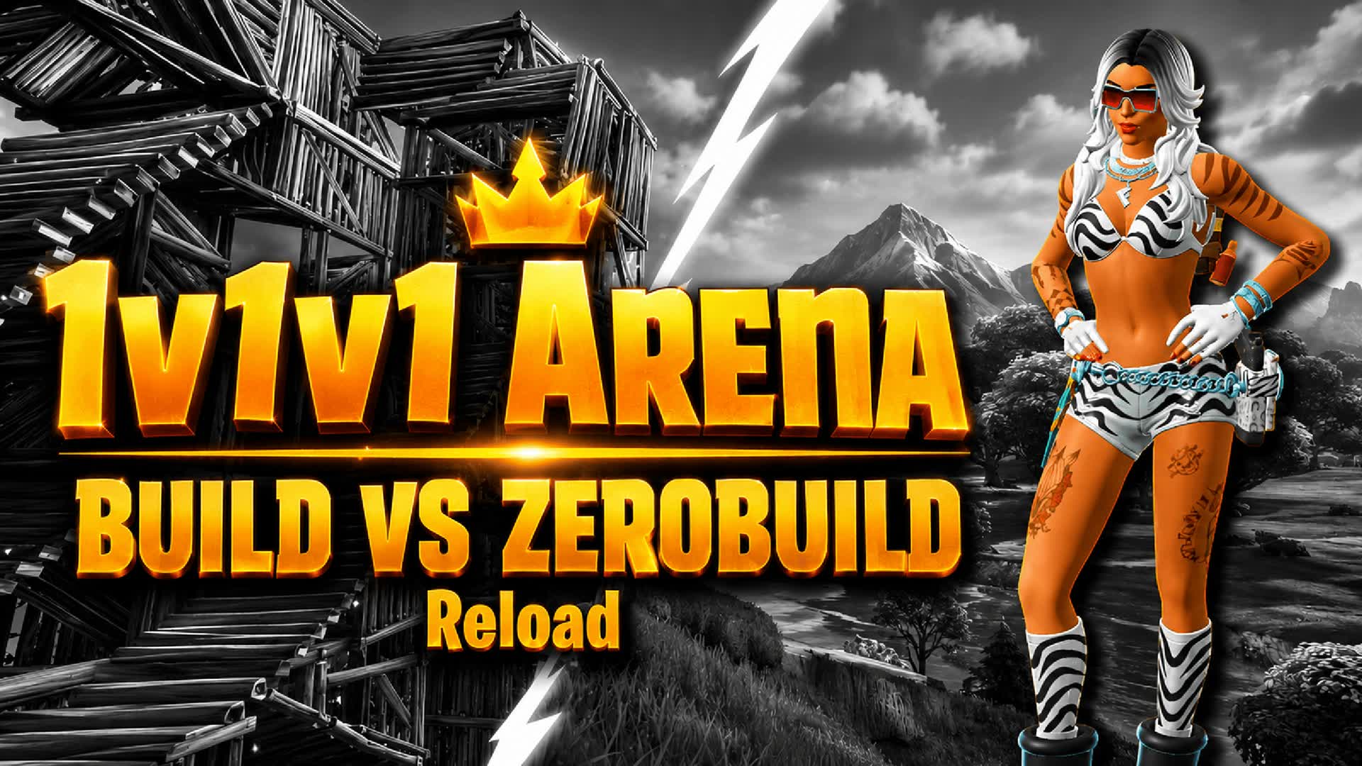 1v1v1 Arena Build Vs ZeroBuild Reload