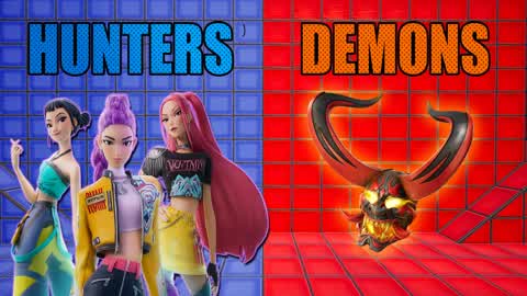 Demons VS Hunters - 🔴Red VS 🔵Blue