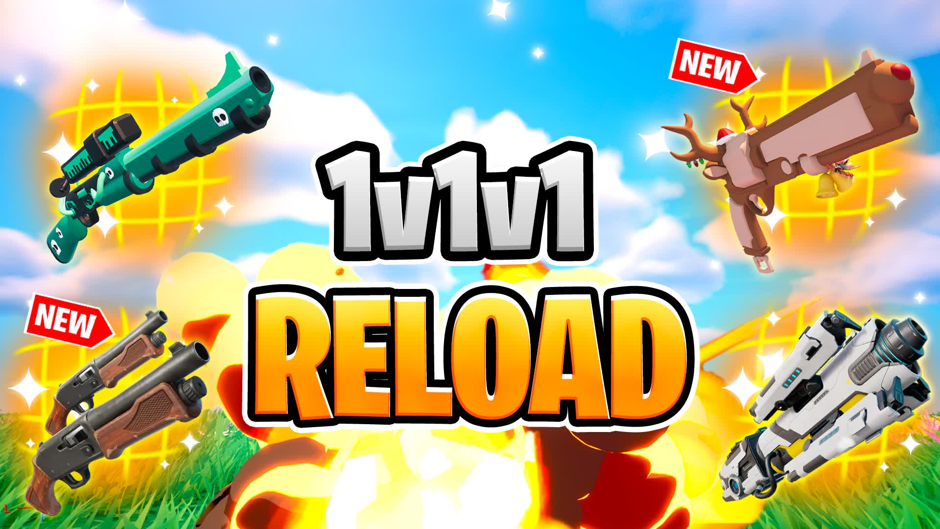 1V1V1 リロード⚡️カスタム銃器FFA