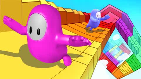 COLOR SWITCH CLIMB STAIRS🌈PARKOUR