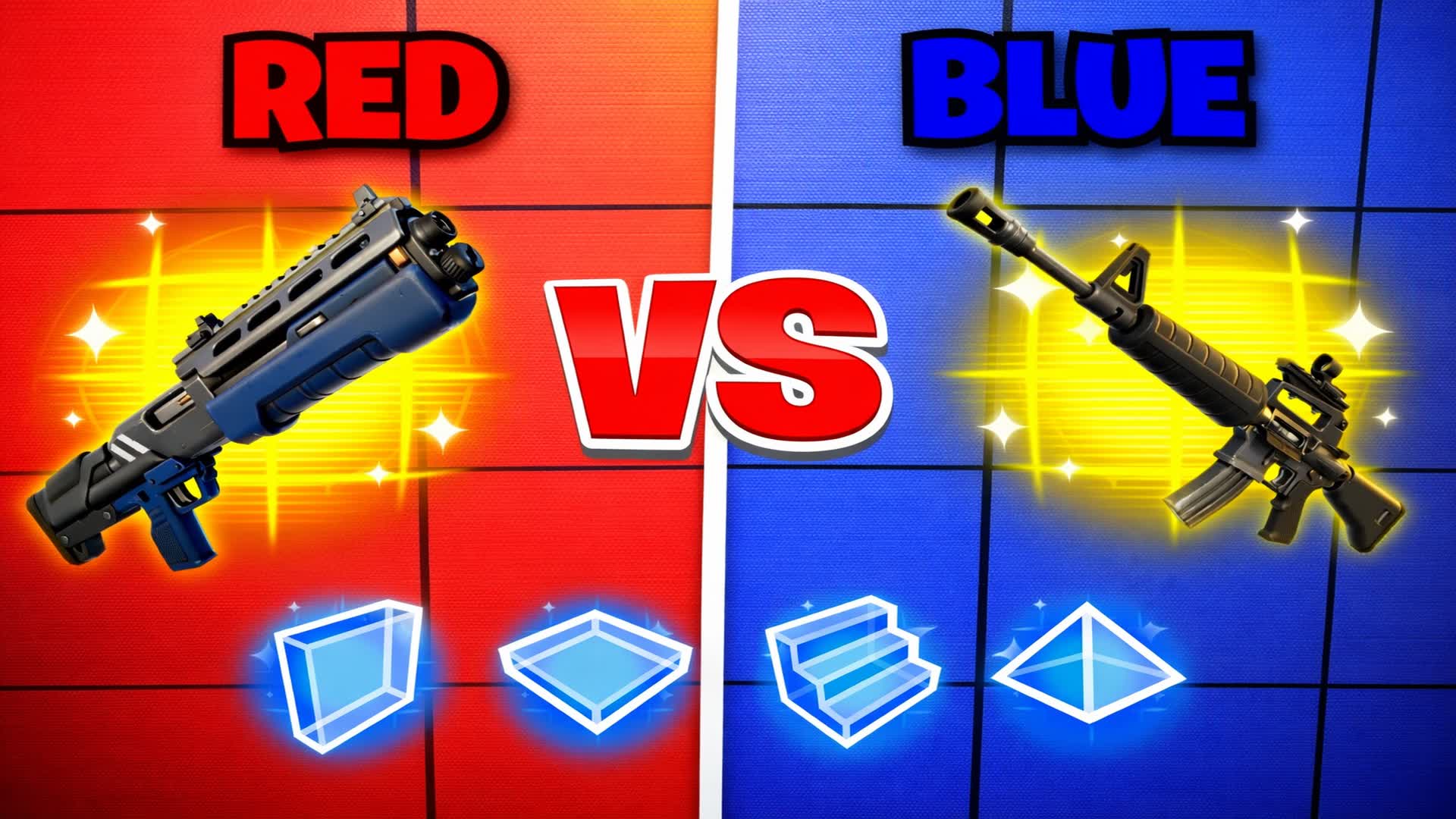 SUPER ULTRA RED VS BLUE 🔴🔵