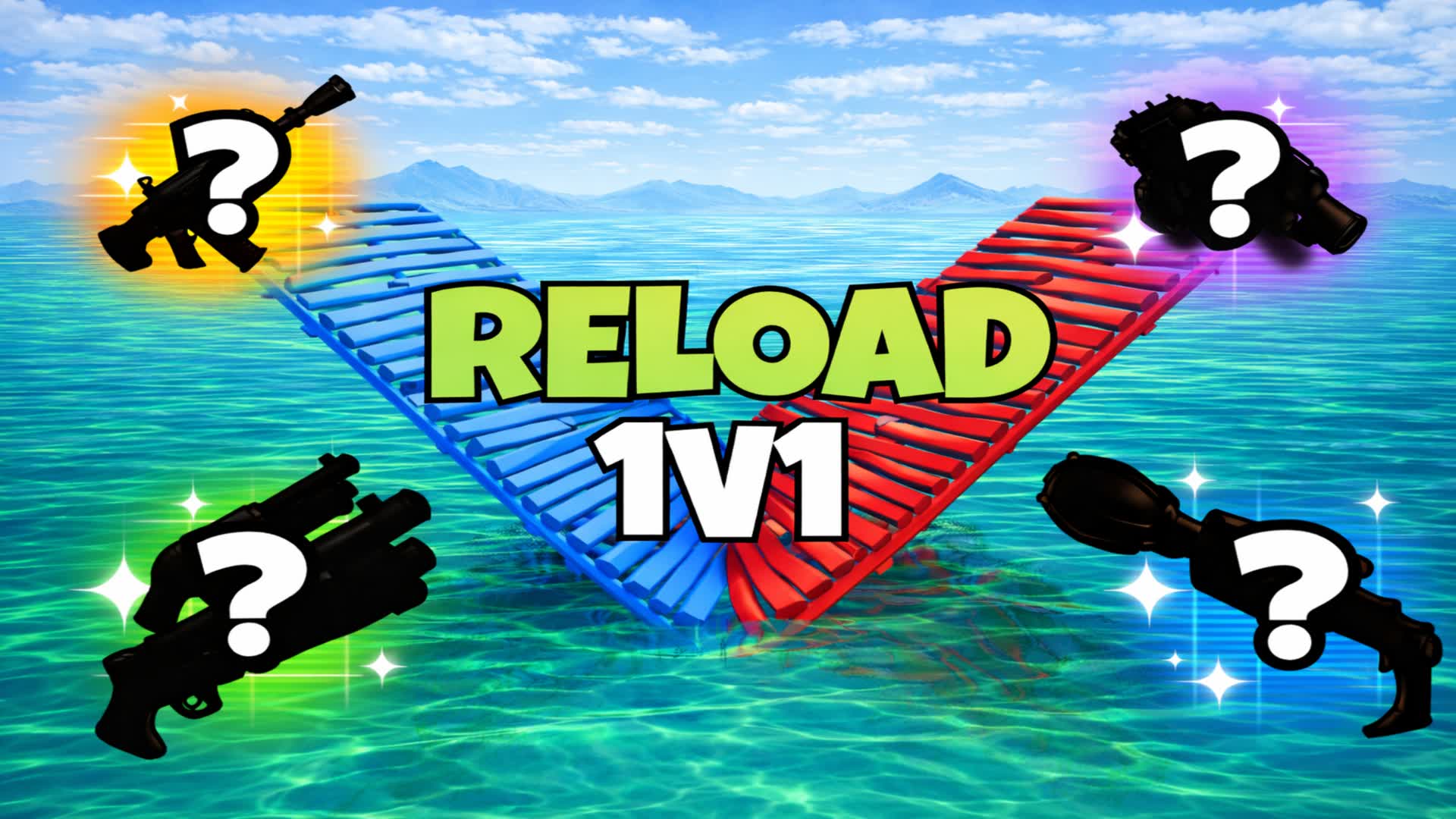 RELOAD 1V1 - MYSTERY WEAPONS 🔫❓