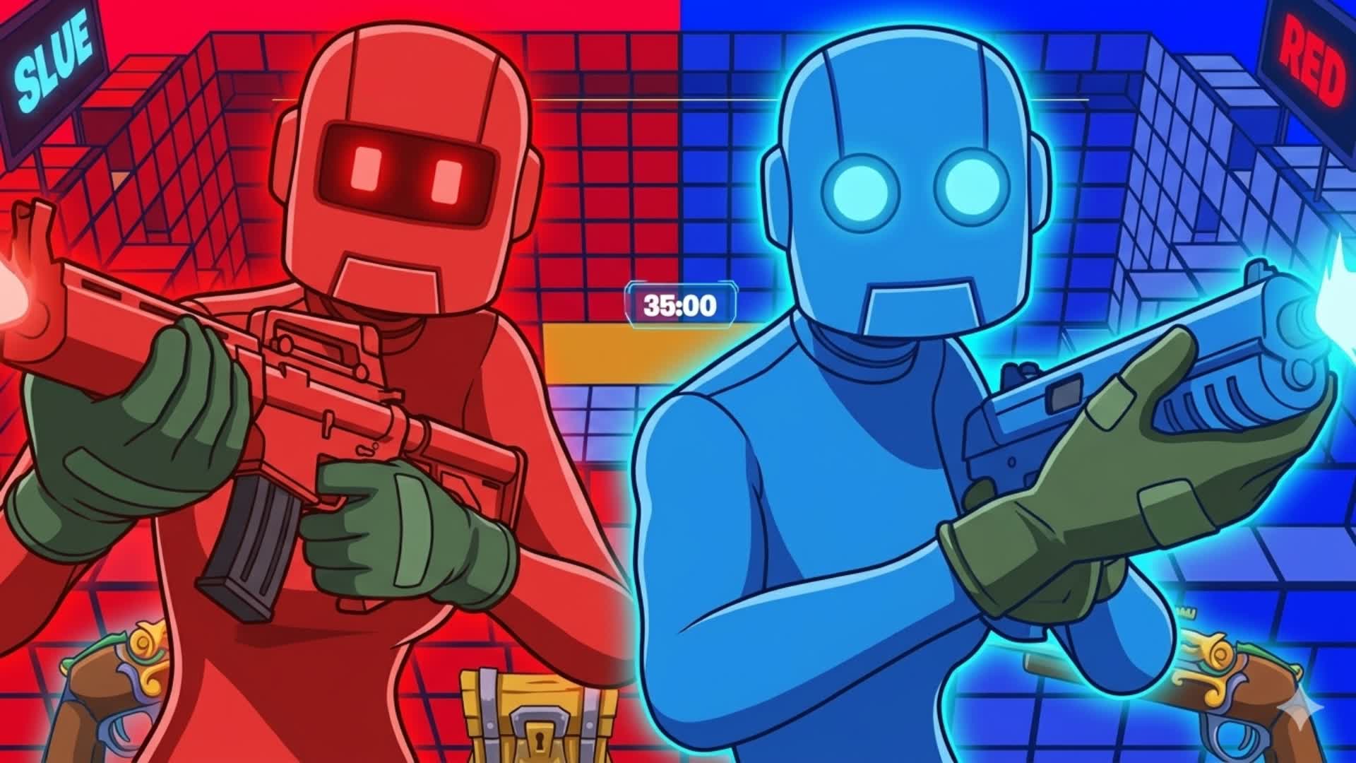 INSANE RED VS BLUE 🔴🔵 Q24