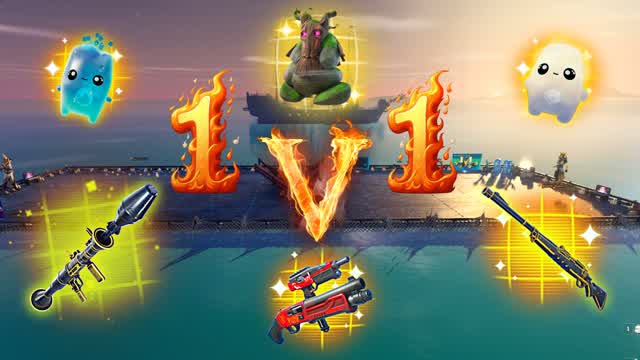 crazy 1V1 BUILD FIGHTS 🏴☠تحدي القراصنة