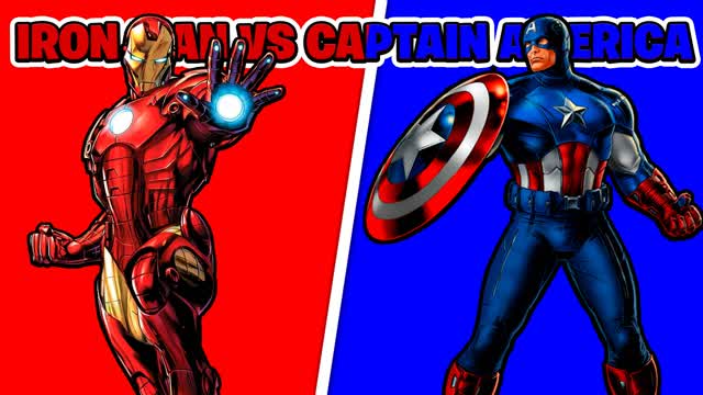 MARVEL RED VS BLUE 🔴🔵