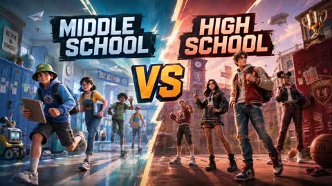 MIDDLE SCHOOL vs HIGH SCHOOL 📚