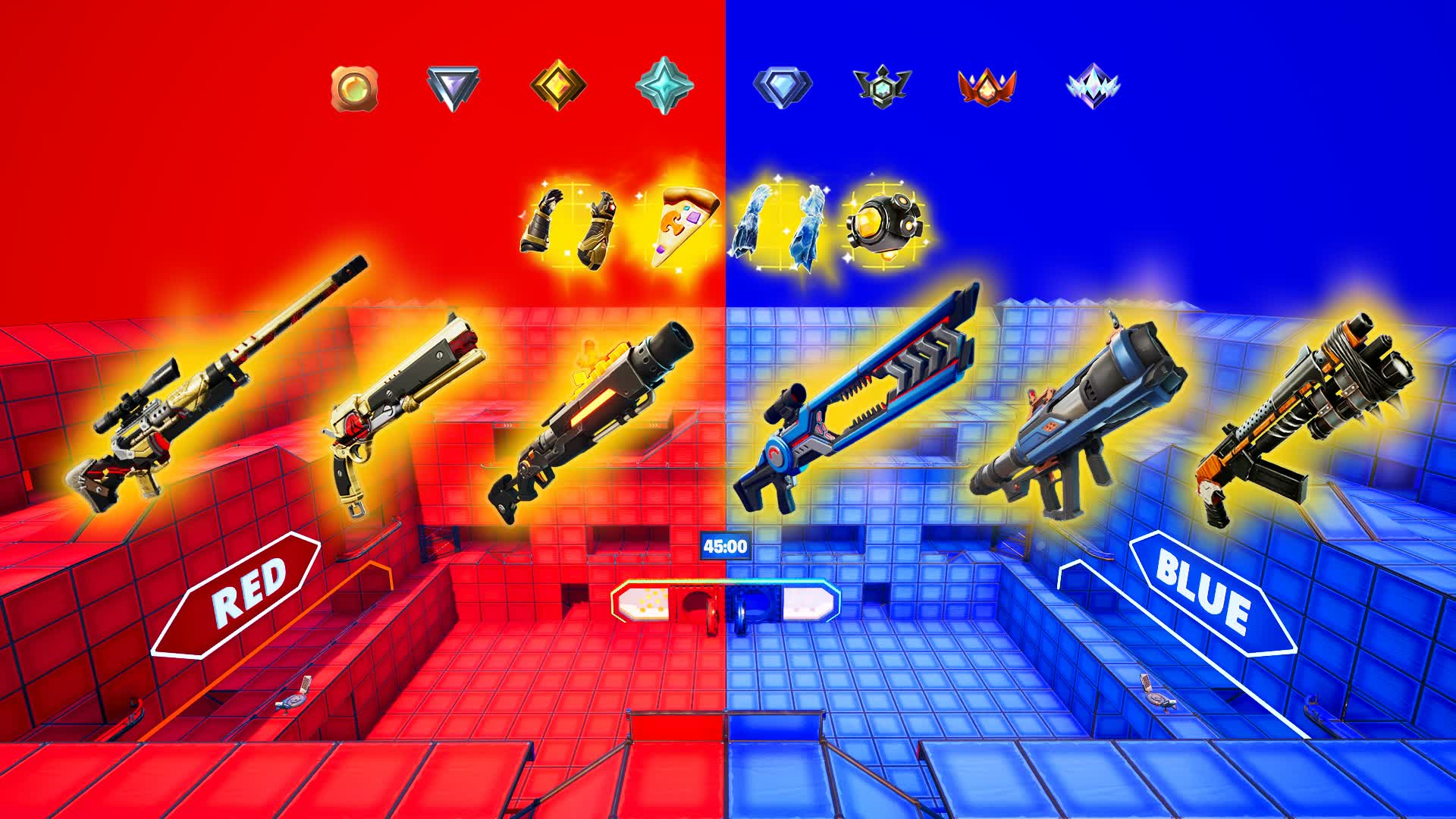 RED VS BLUE 🔴🔵 - ⭐ALL WEAPONS + TWDU