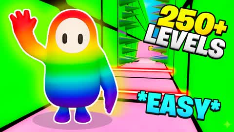 SUPER FALL PARKOUR 250+ 🌈