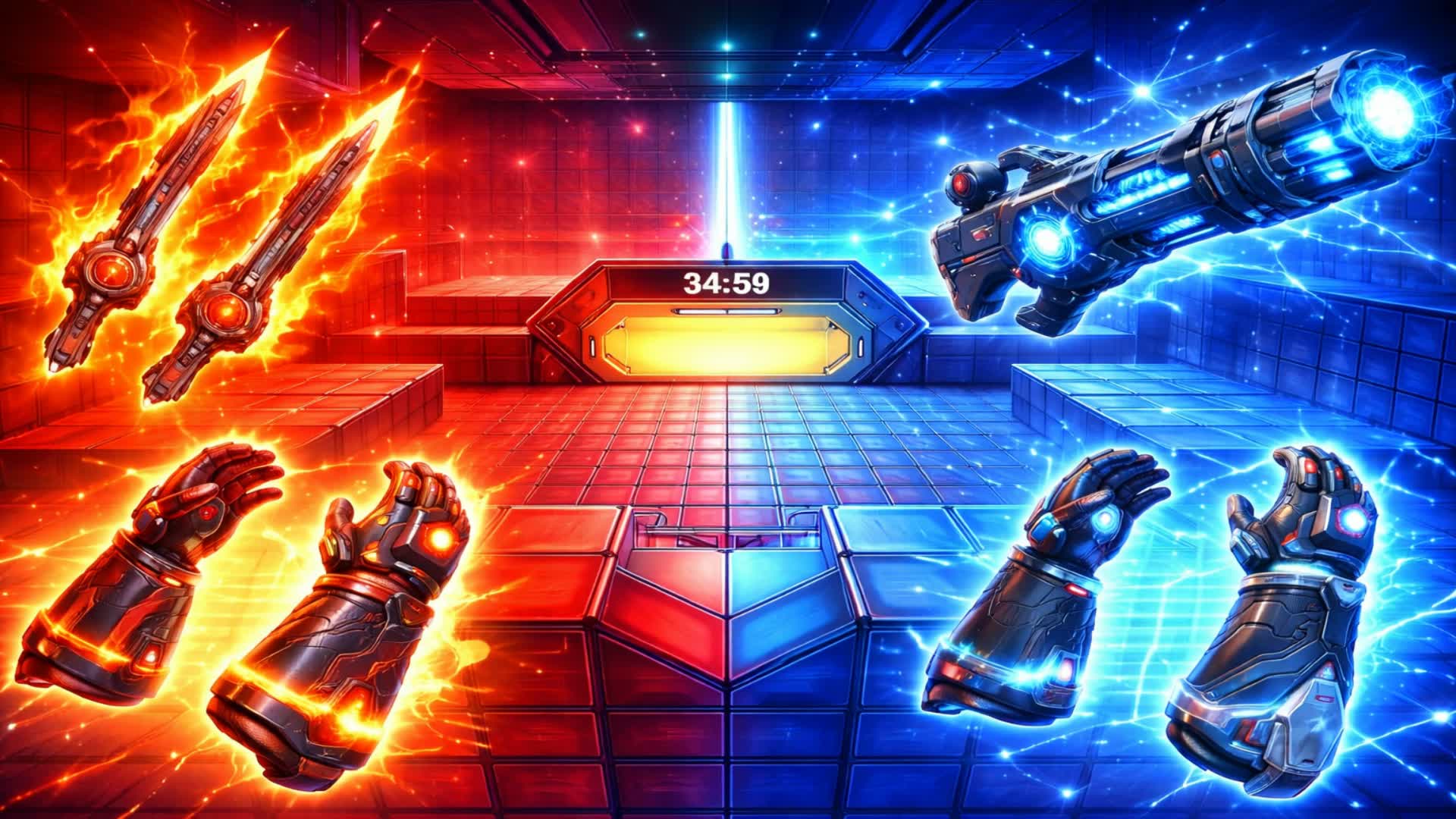 RED VS BLUE [WEAPONS ] SUPER