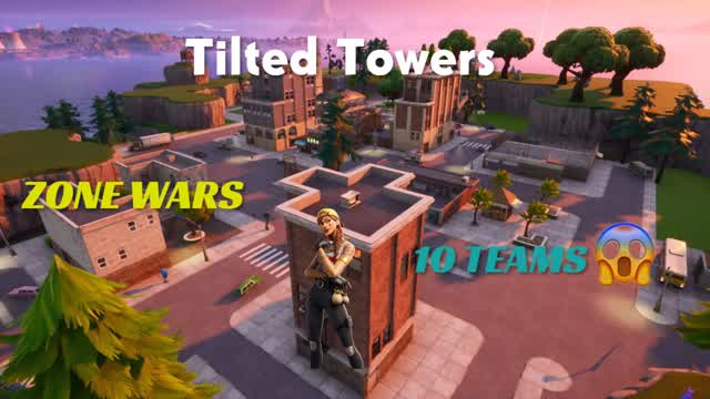 SOLO TILTED ZONE WARS - 10 TEAMS 😱​
