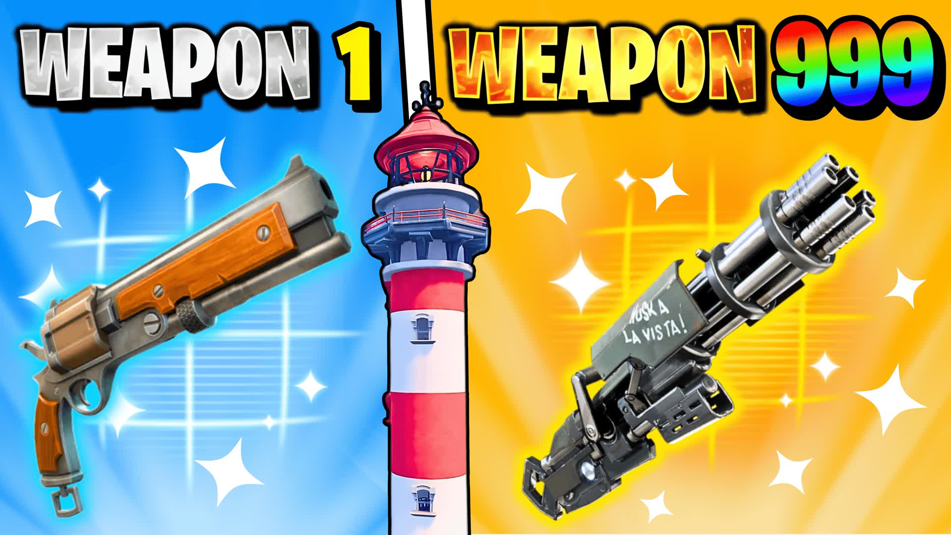 😎 GUN GAME 🔫 MARINA ONE SHOT - fortnite