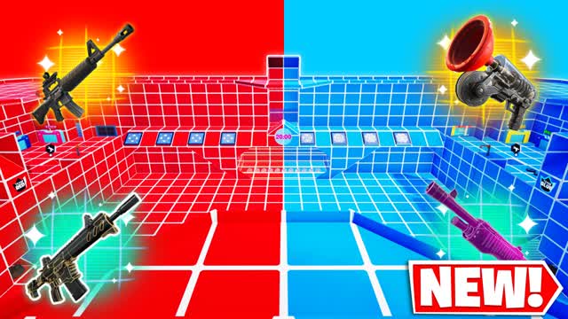 CRAZY RED vs BLUE 🔴🔵 [4.4.4]