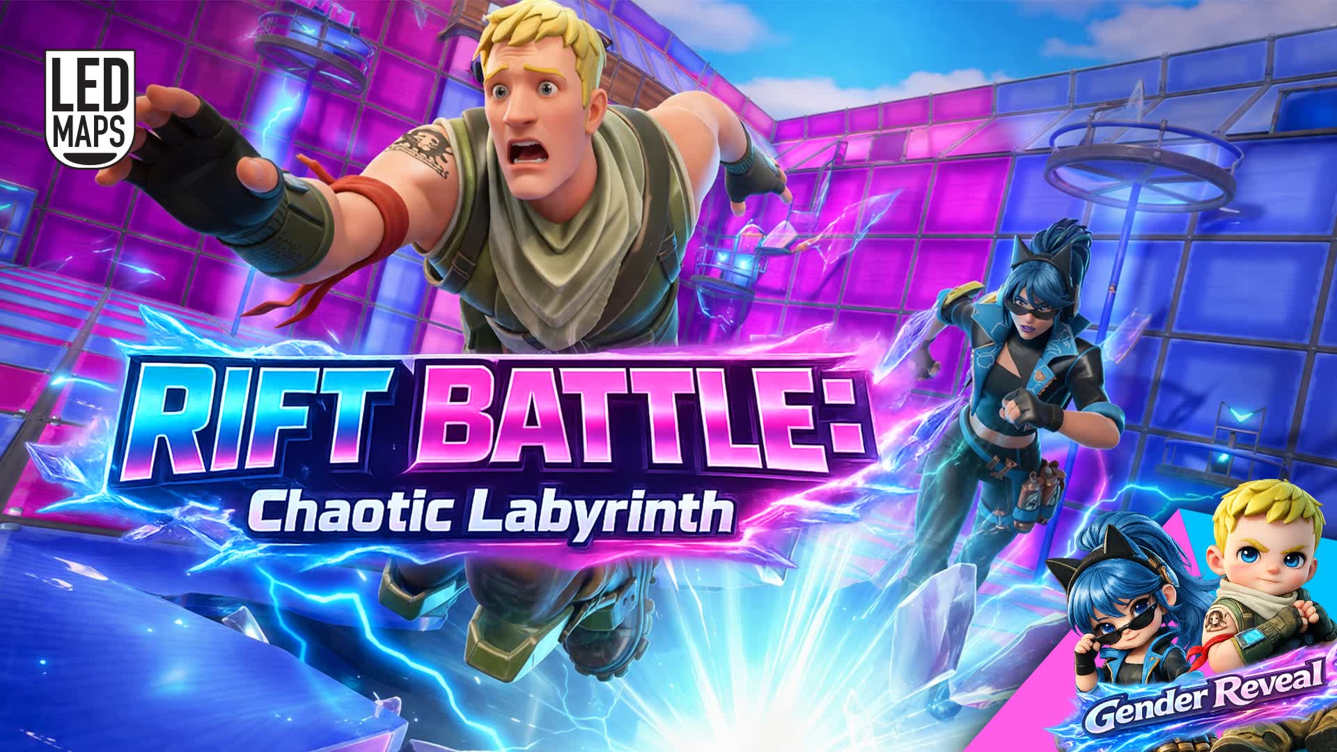 リフトバトル:カオス・ラビリンス 💙❤️