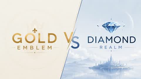 💎 GOLD EMBLEM VS DIAMOND REALM 🏛️