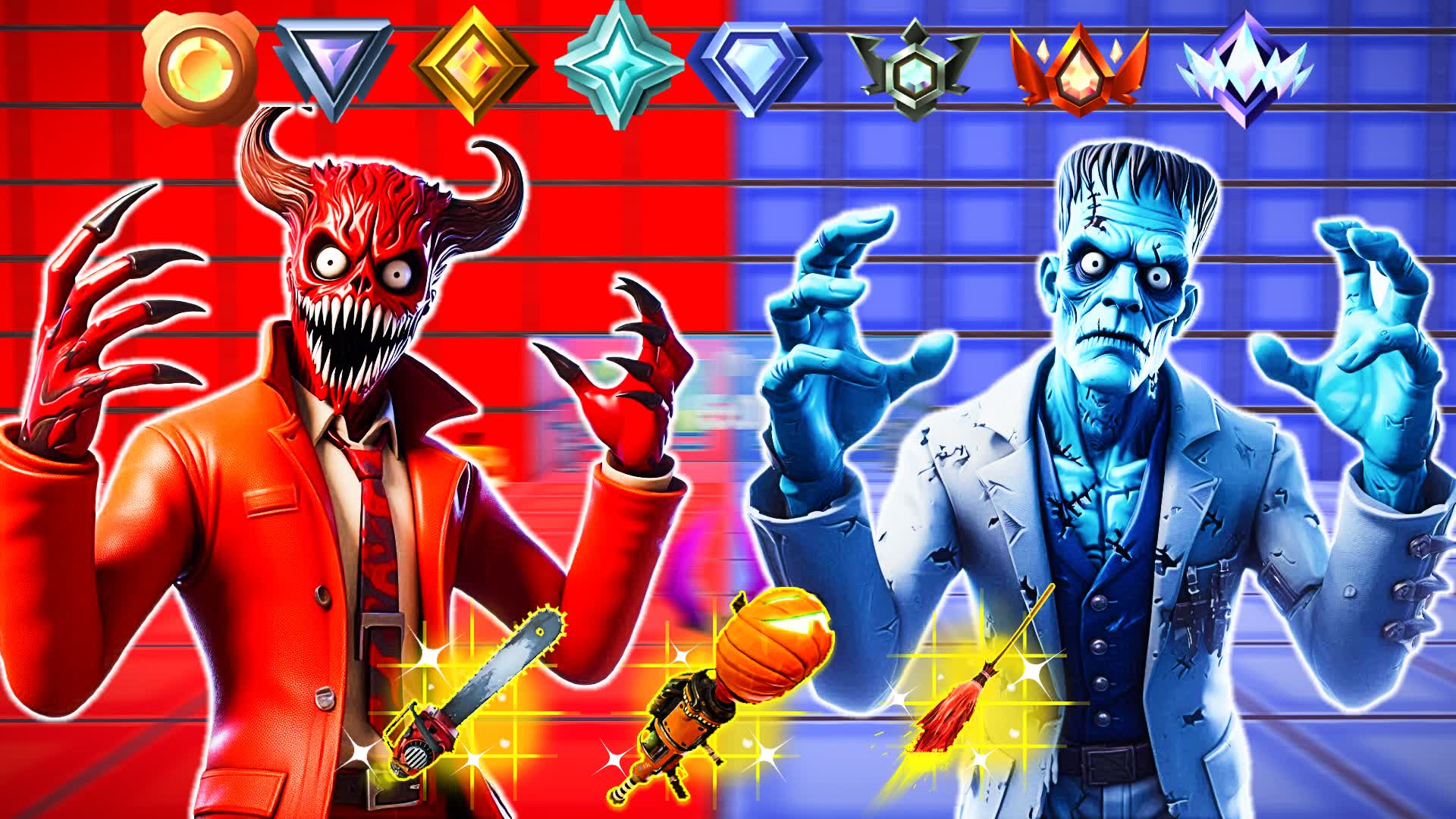 HALLOWEEN RED VS BLUE *RANKED*