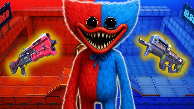 Huggy Wuggy RED VS BLUE 🔴🔵 (1V1A)