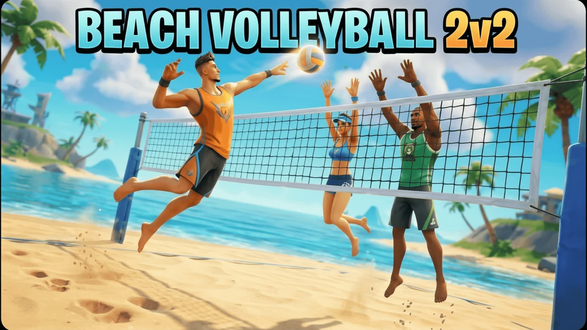 バレーボール 2対2