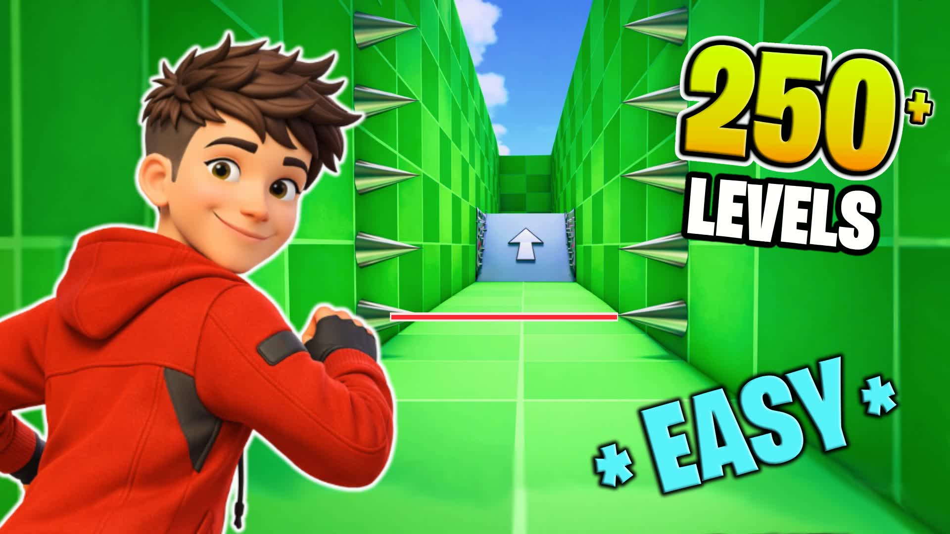 FUN PARKOUR DEATHRUN 250+ - fortnite