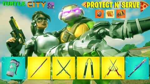 Turtle City - Protect N' Serve 🍕