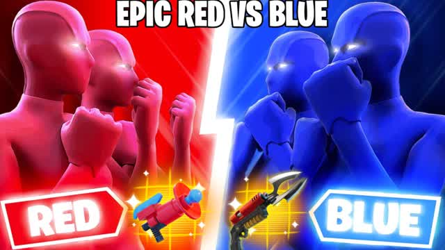 EPIC RED VS BLUE 🔴🔵 (PVP)
