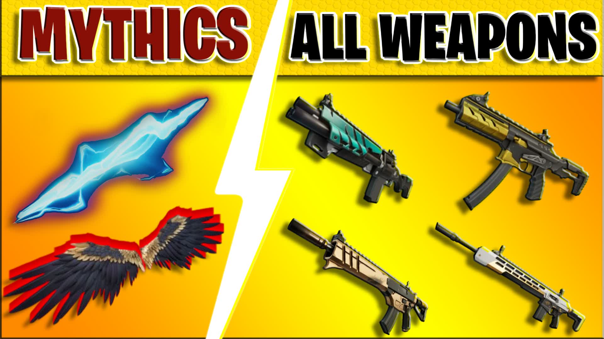 ALL MYTHICS - FREE FOR ALL PIT 9663-0797-0951 by gambinooo - Fortnite ...