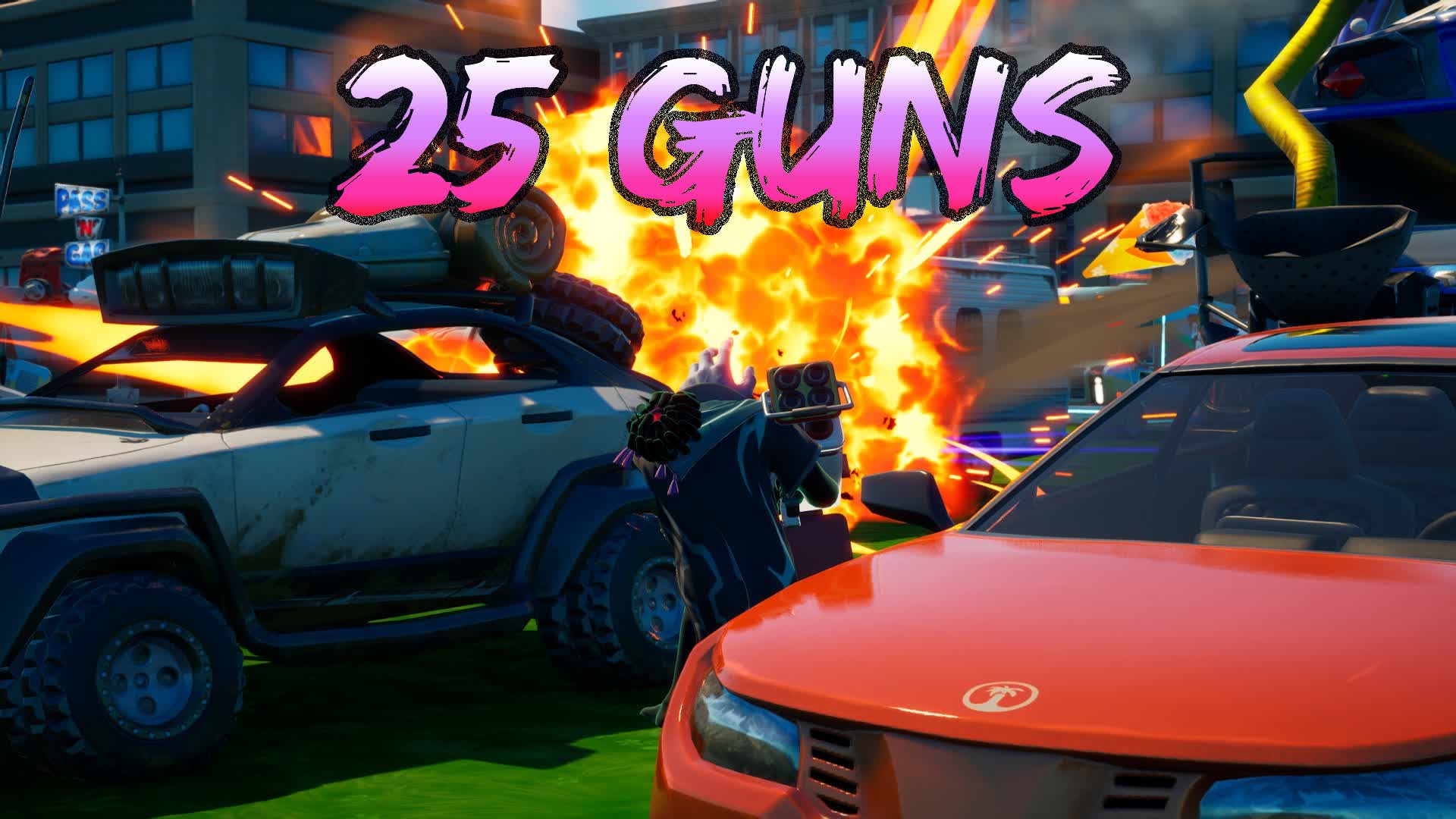 🎆 25 Guns - Battle At Suburbia Gun Game