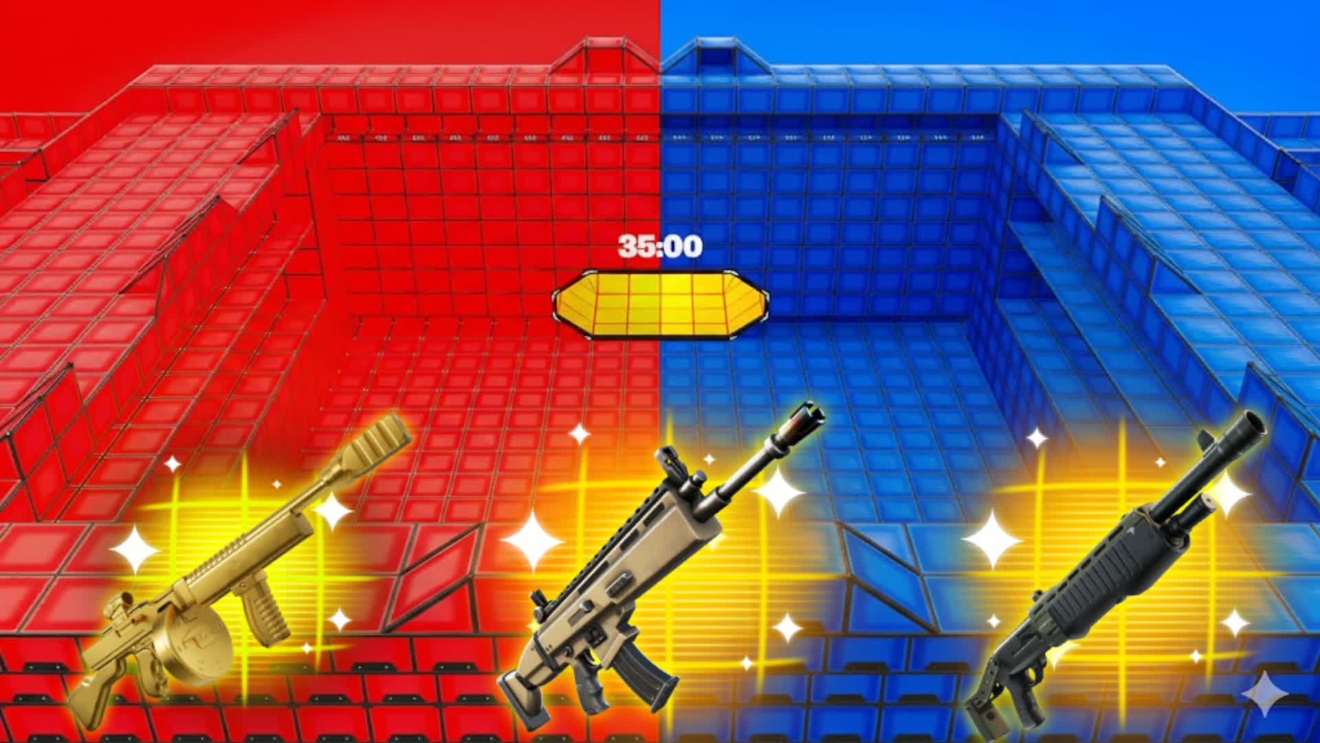 NEW CRAZY RED VS BLUE 🔴🔵 5881-1659-7608 by 1v1v1-a - Fortnite