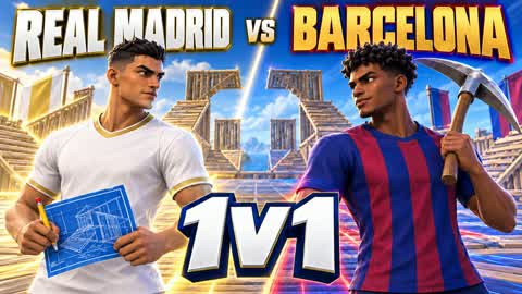 Real Madrid vs Barcelona[1v1]