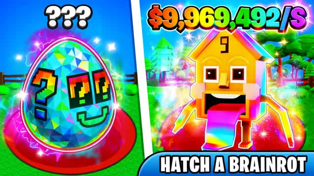 HATCH A BRAINROT | BRAINROT ADVENTURE