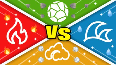 🔥FIRE VS 💧WATER VS 🪨EARTH VS 💨AIR