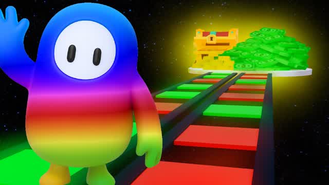 GUESS GLASS BRIDGE 🏁99% FAIL PARKOUR⛔