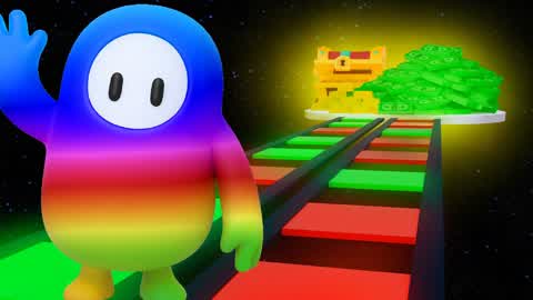 GUESS GLASS BRIDGE 🏁99% FAIL PARKOUR⛔