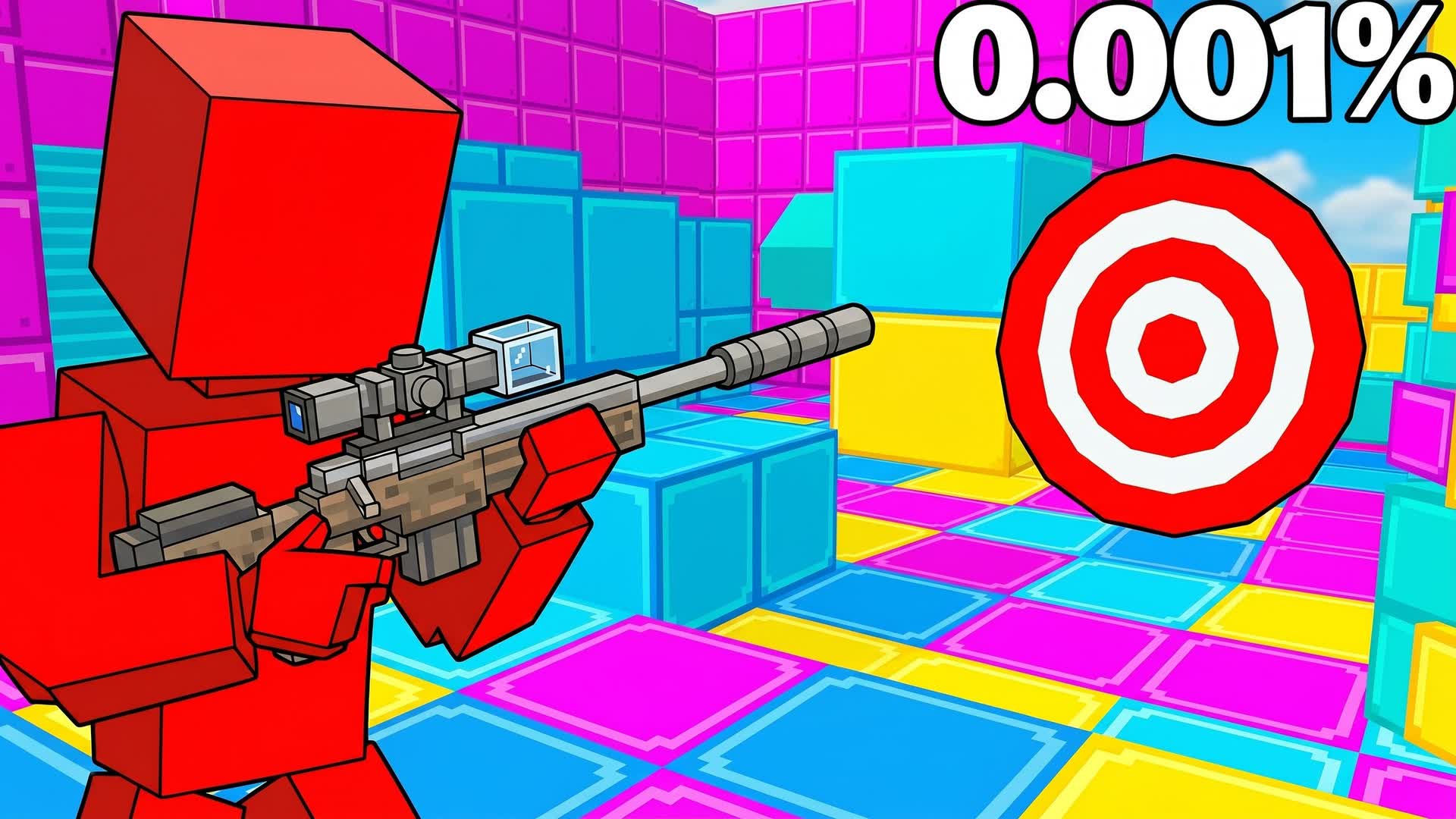 CUBE TRICKSHOT PARKOUR🎯(67+ LEVELS)