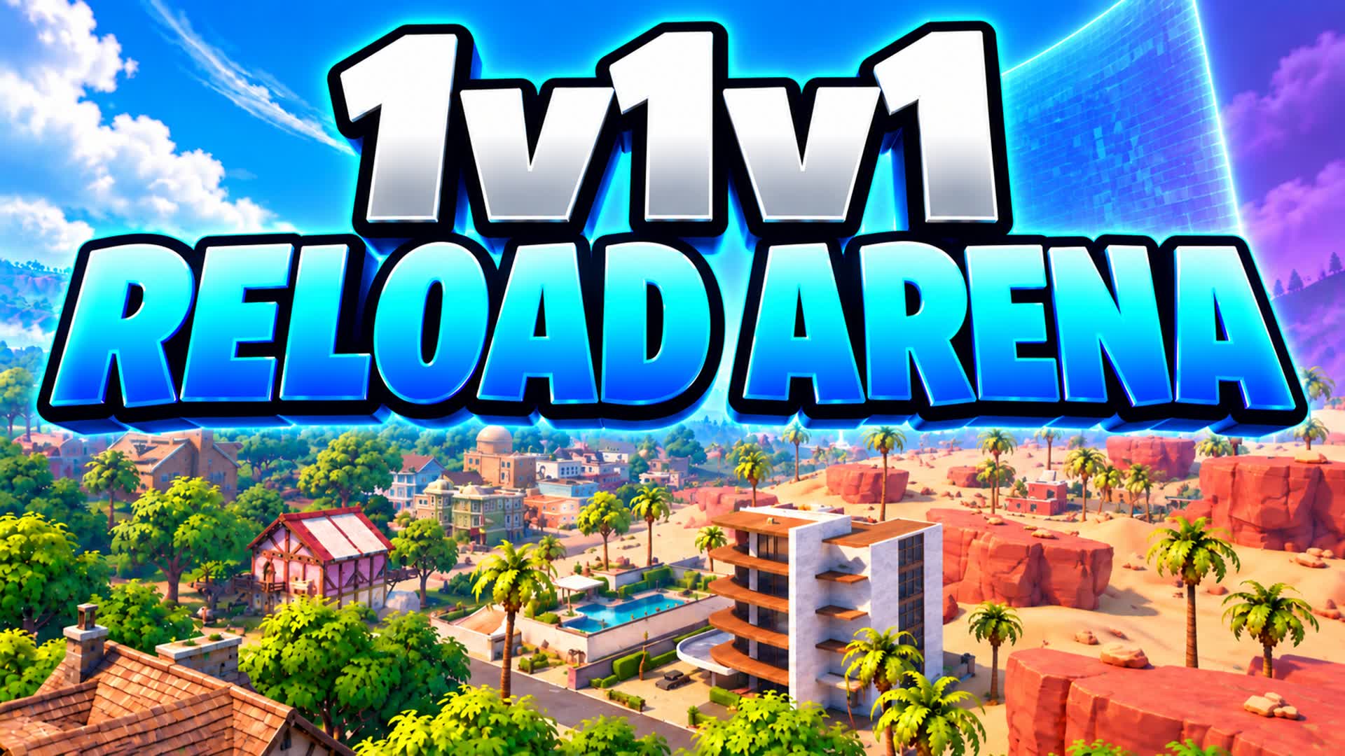 1v1v1 RELOAD ARENA - Fortnite island 5253-1323-4323 by やわらちゃんねる