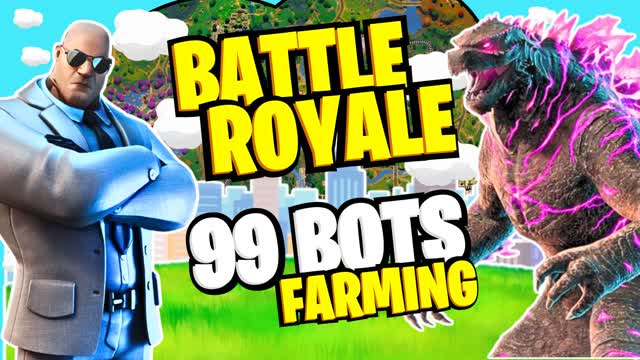 99 BOTS ROYALE 🎯SUPER GODZILLA POWER 🏆