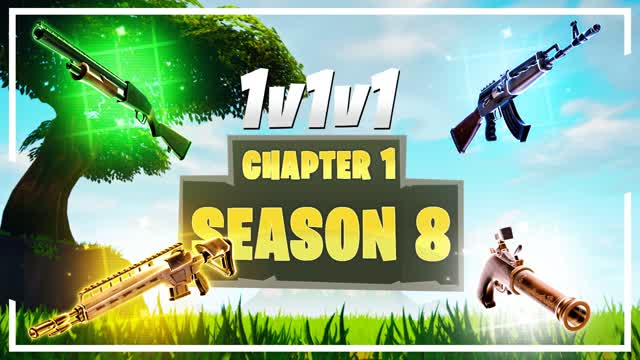 1v1v1 Chapter 1 Season 8 | FFA PvP Arena