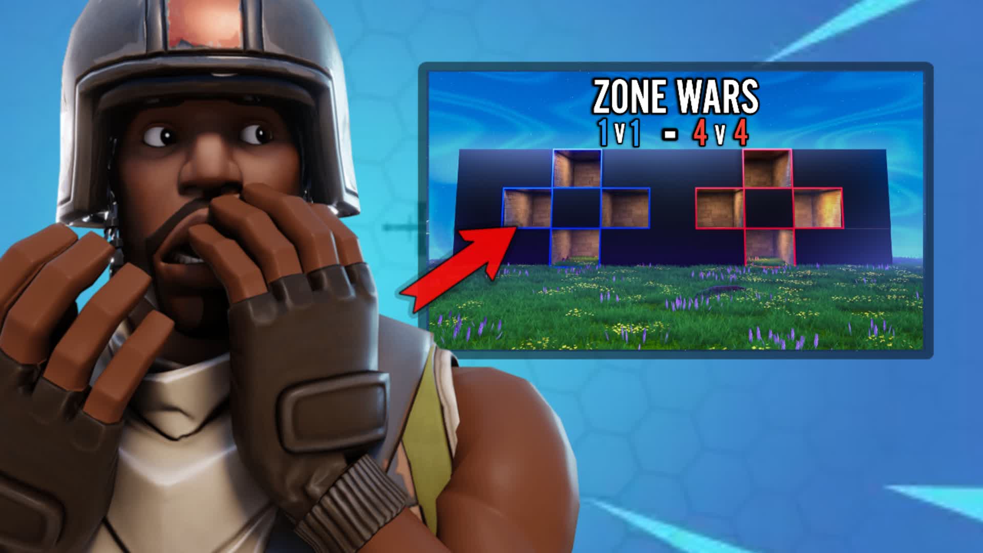 ZONE WARS 1V1 to 4V4