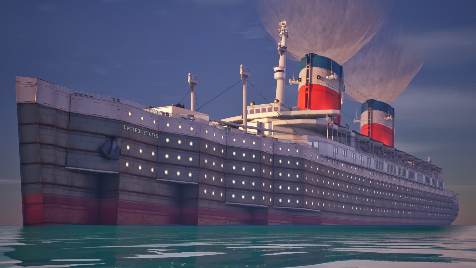 SS UNITED STATES (1951) - SHOWCASE