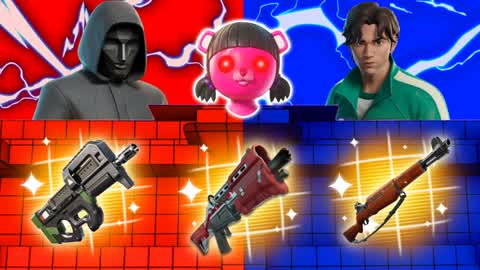 SQUID GAME RED VS BLUE 🔴🔵