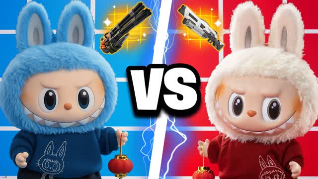 labubu Blue vs labubu red 🔵 🔴